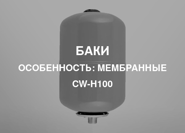 Особенность: Мембранные CW-Н100